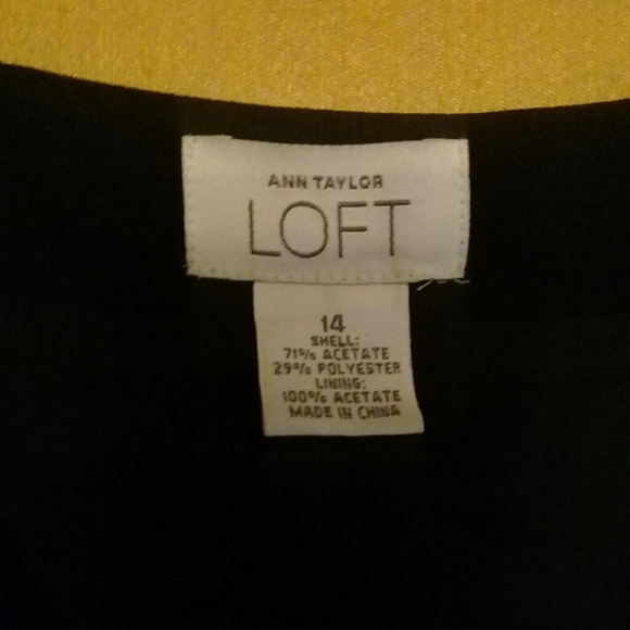 Ann Taylor LOFT black maxi skirt size 14 - Picture 9 of 10